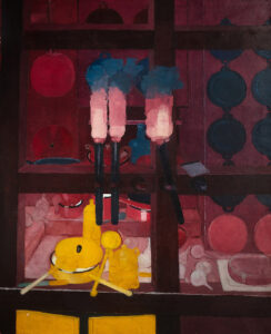 Still Life with Torches and Yellow Dominance