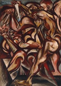 Untitled (Naked Man with Knife)