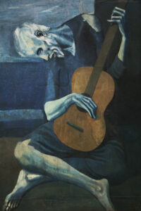 The old blind guitarist