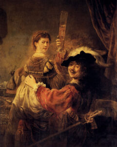 Self-Portrait with Saskia in the Parable of the Prodigal Son