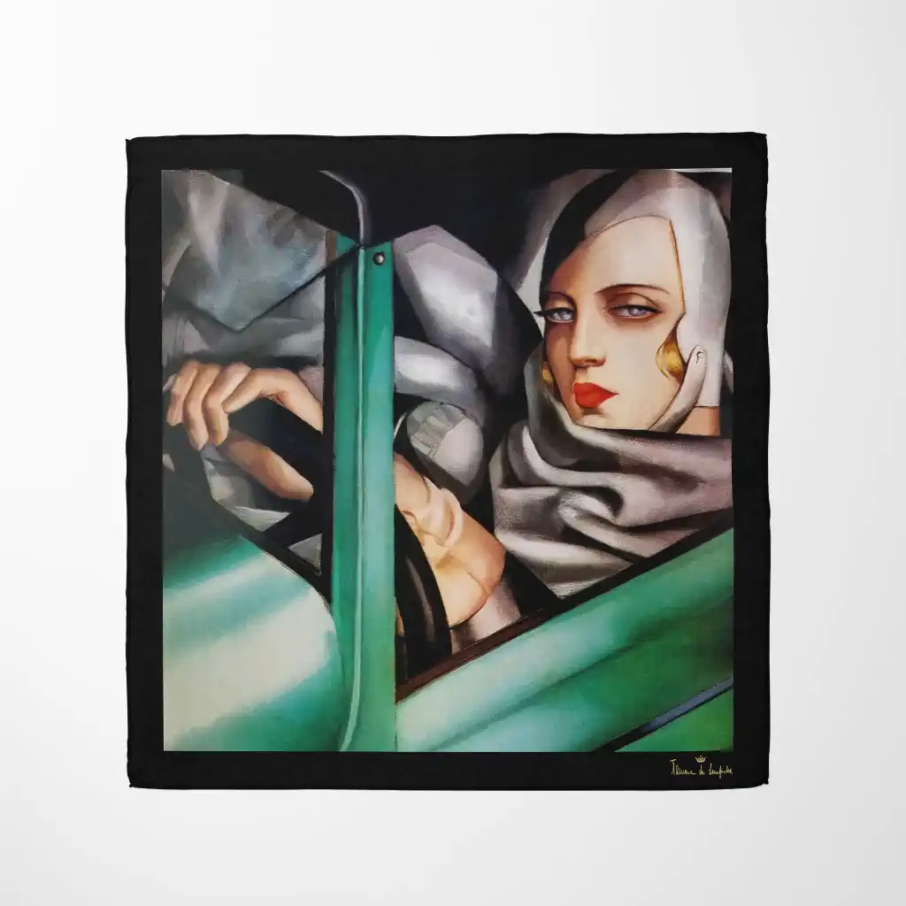 art-everywhere-tamara-lempicka-scarf-green-bugatti-scarf-02